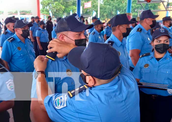 Ascienden a 81 oficiales de la Policía Nacional en Chinandega