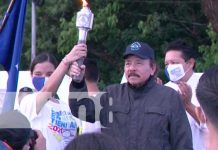 nicaragua, managua, daniel ortega, rosario murillo, antorcha,