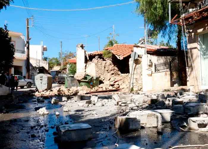 Isla de Creta sufre más de 50 réplicas, incluido un sismo de magnitud 5,3