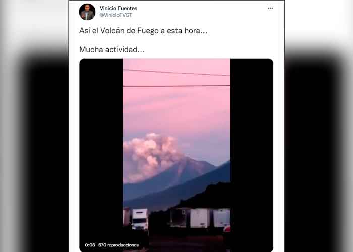 Impresionantes imágenes de la erupción del volcán de Fuego en Guatemala