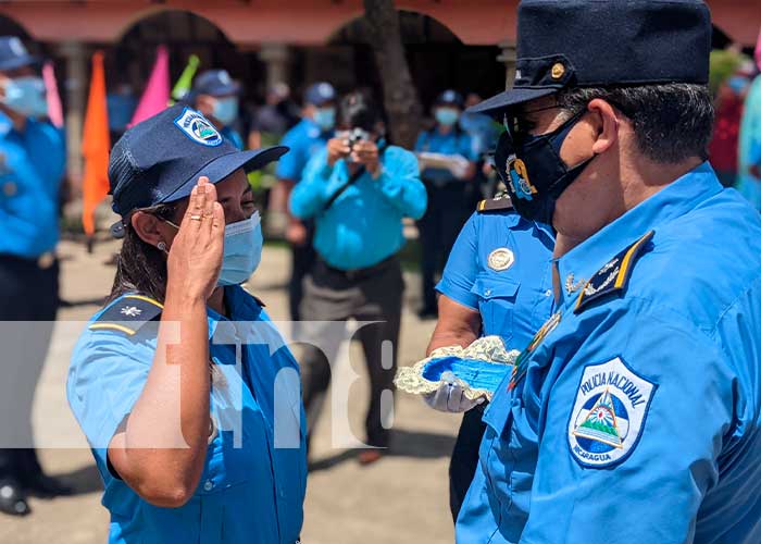 Nuevos agentes de la Policía Nacional son ascendidos en Madriz