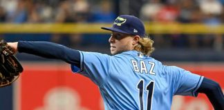 baz, pitcher, rays, tampa, bay,