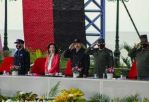 Acto del 42 aniversario del Ejército de Nicaragua, presidido por el Comandante Daniel Ortega y la Vicepresidenta Rosario Murillo