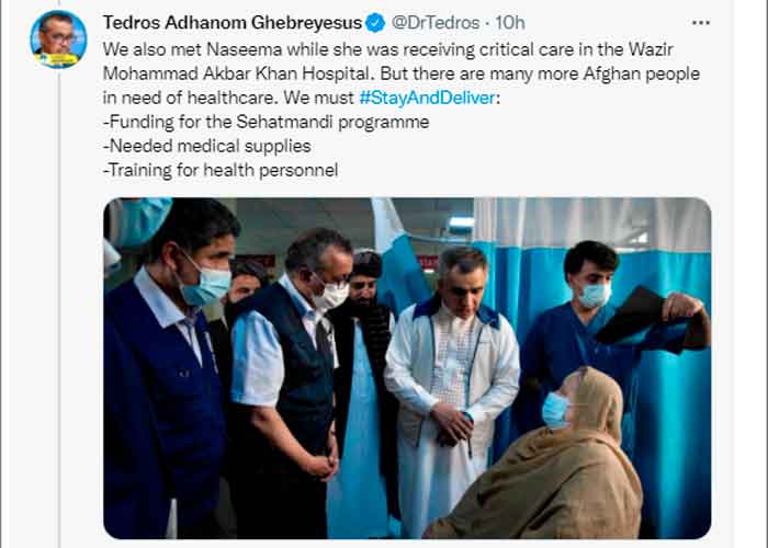 Sistema de salud de Afganistán está al borde del colapso