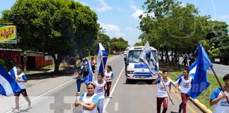 Recorrido con la antorcha centroamericana en Nicaragua (Archivo)