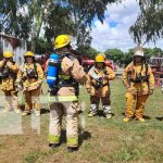 Capacitación de bomberos con técnicas de la "prueba de fuego"