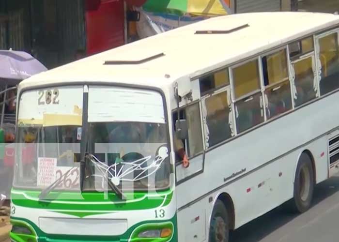 Sistema de transporte y de buses en Managua