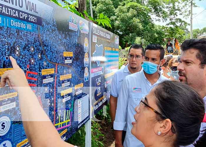 70% avanza la construcción de calles en el Anexo Villa Libertad de Managua