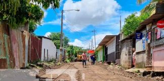 70% avanza la construcción de calles en el Anexo Villa Libertad de Managua