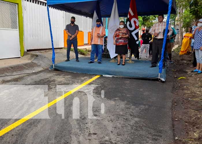 ALMA inaugura mejoramiento vial en barrio Carlos Núñez