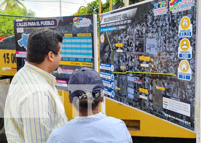 Avanza 62% programa de calles en Managua