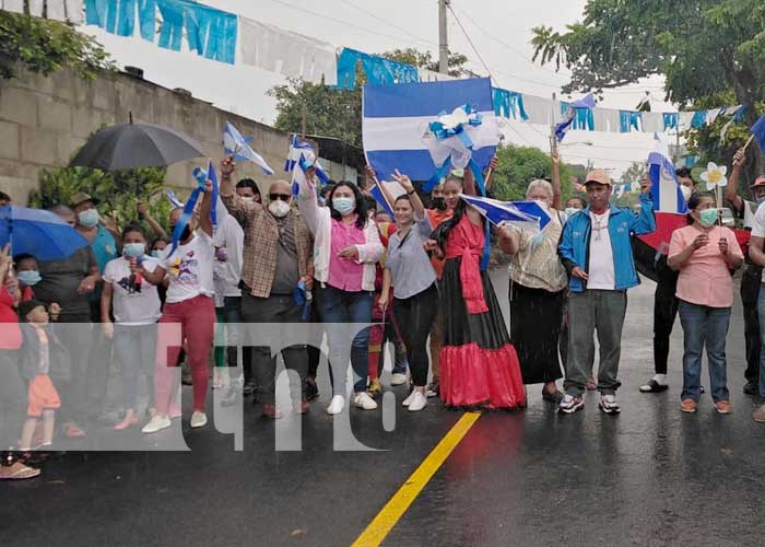 Nuevas calles para el barrio William Galeano, en Managua