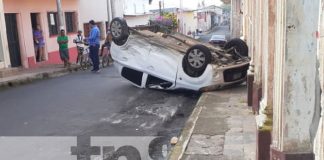 Accidente de tránsito en Jinotepe, Carazo