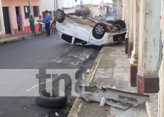  Accidente de tránsito en Jinotepe, Carazo 