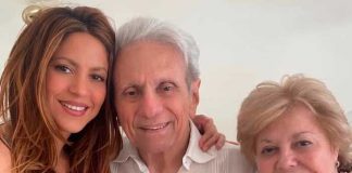 Shakira comparte foto con su padre por su cumpleaños número 90