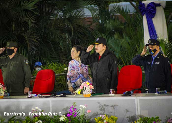 Aniversario 37 de la DOEP, presidido por el Comandante Daniel Ortega y la Vicepresidenta Rosario Murillo