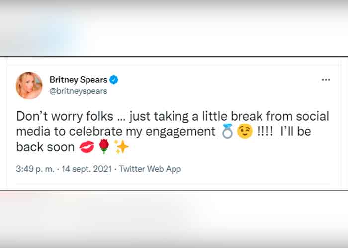 ¿Qué le pasa? Britney Spears borró su cuenta de Instagram