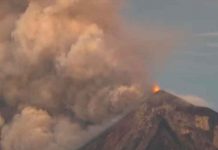 Impresionantes imágenes de la erupción del volcán de Fuego en Guatemala