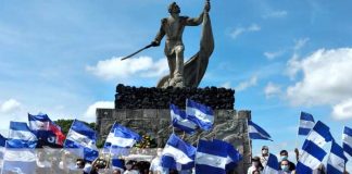 Honran a los héroes y mártires de la batalla de San Jacinto en Nicaragua