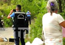 Lugar donde ocurrió un hecho sangriento, homicidio en Nueva Segovia