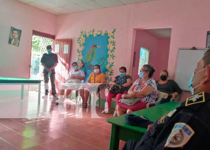 Familias de Madriz participan en el ejercicio de protección a la vida