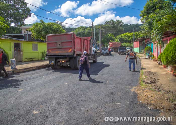 Nuevas cuadras y calles para el barrio Germán Pomares, Managua