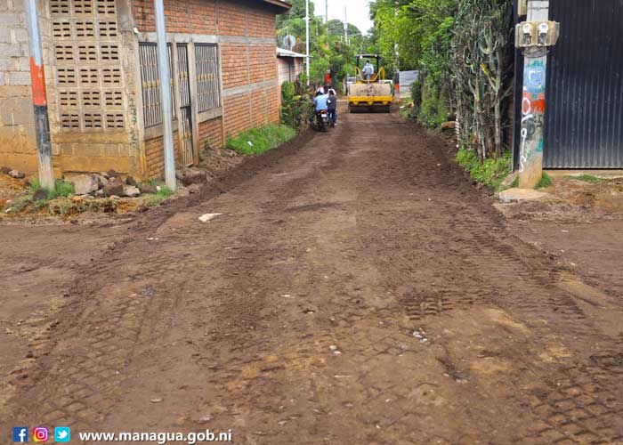 Construcción de calles y obras de drenaje para el progreso de Managua