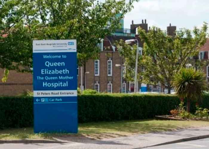 Hospital Queen Elizabeth, en Reino Unido, donde trabajó el médico Nenad Dordevic en 2018