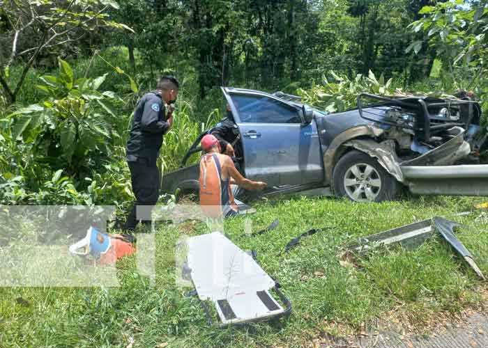 Accidente de tránsito en Mulukukú, Caribe Norte