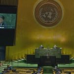 Denis Moncada, Canciller de Nicaragua, en Asamblea General de la ONU