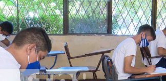 Educación en Nicaragua desde un aula de clases, reforzada con teleclases