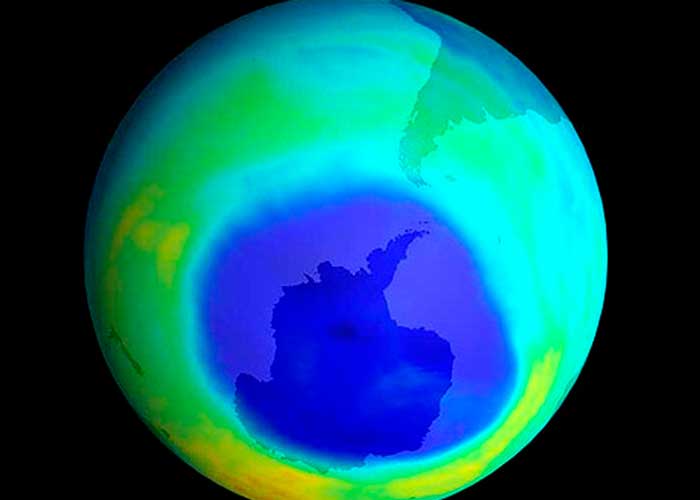 Según científicos crece agujero en capa de ozono sobre Antártida