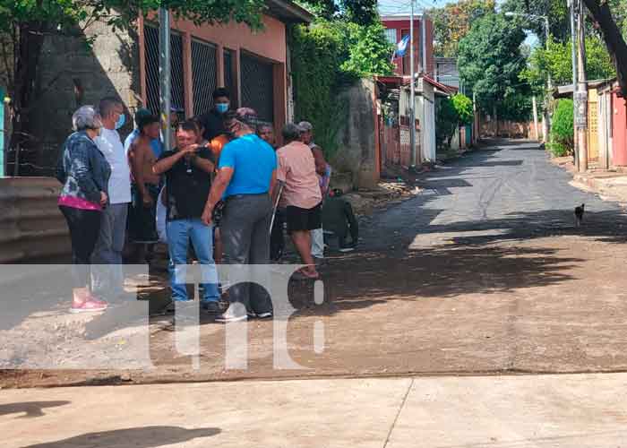 Barrio Santos López de Managua tendrá todas sus calles asfaltadas