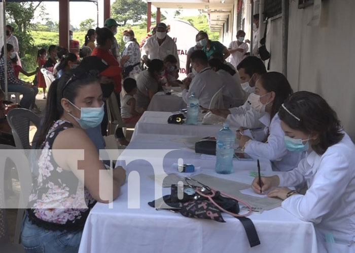 Feria de salud para las familias en Río Blanco, Matagalpa
