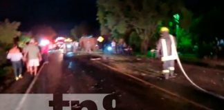 Solo cuantiosos daños materiales dejó un accidente en Matagalpa