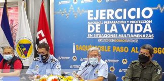 Conferencia de prensa del SINAPRED sobre Tercer Ejercicio Multiamenazas