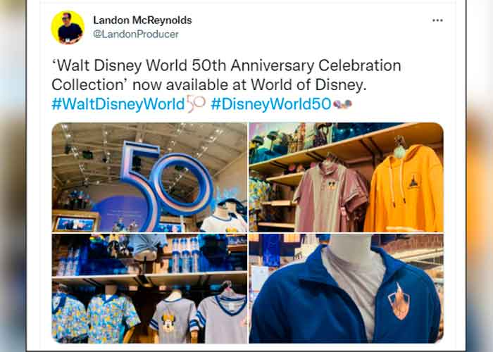¡Disney celebra en grande! Lanzó nueva colección por el 50 aniversario