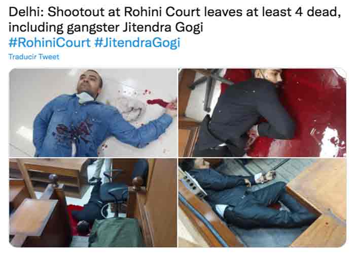 Falsos abogados asesinan al gángster Jitendra Gogi en un tribunal de India