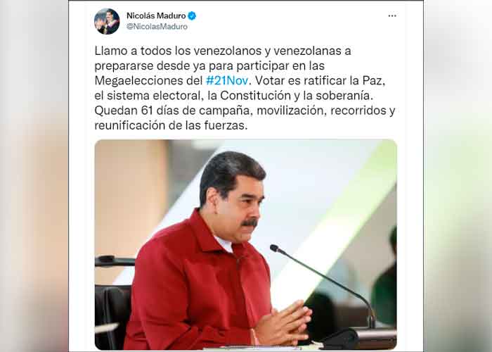 Pdte. Maduro: "Todo listo" para las próximas elecciones en Venezuela