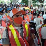 Acto sobre educación vial en Tipitapa