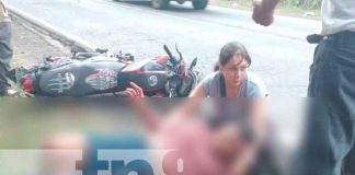 Motociclista grave en accidente de tránsito en Tipitapa