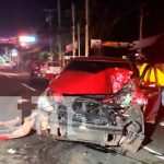 Conductor ebrio provoca dantesco accidente de tránsito en carretera a Masaya
