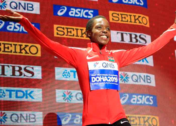 Muere asesinada la atleta keniana Agnes Jebet Tirop 