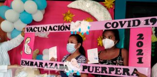 Ometepe: Embarazadas, puérperas y lactantes se inmunizan contra el COVID-19