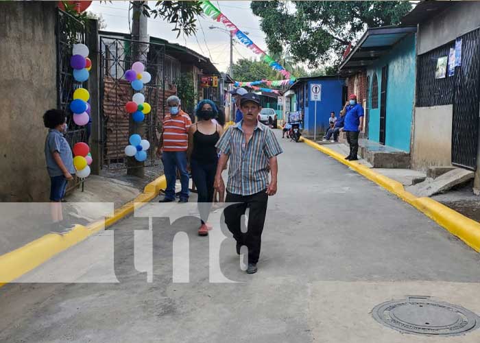 Transformación vial en el barrio Las Torres de Managua: inauguraron 12 calles