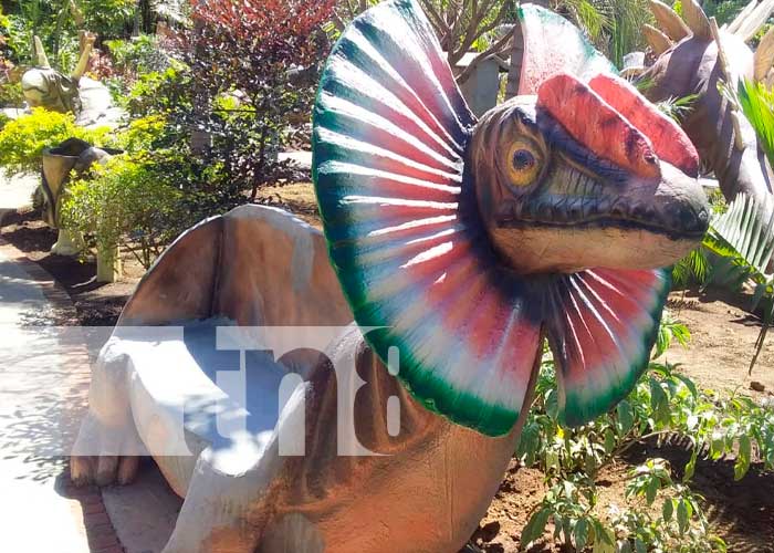 Nindirí es el único municipio que posee un parque con réplicas de animales milenarios