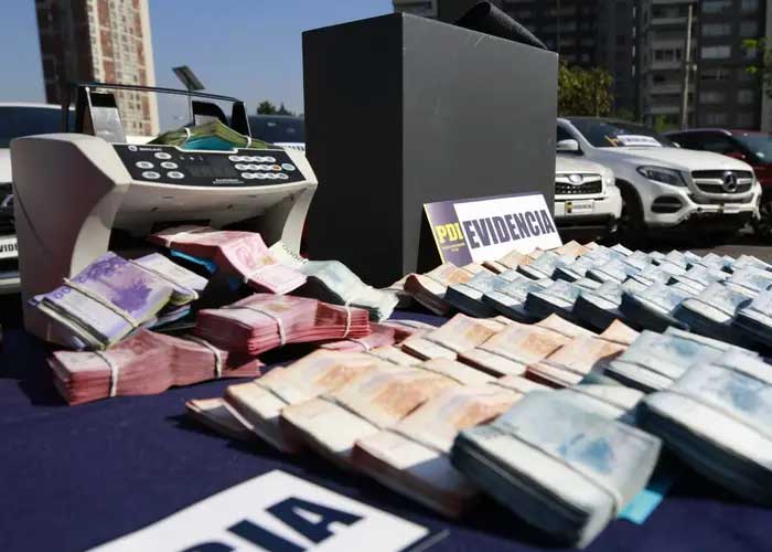 Policía de Chile desbarata banda narco con importante patrimonio.