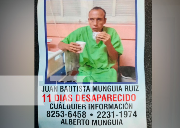 Hombre busca desesperadamente a su hermano en Managua