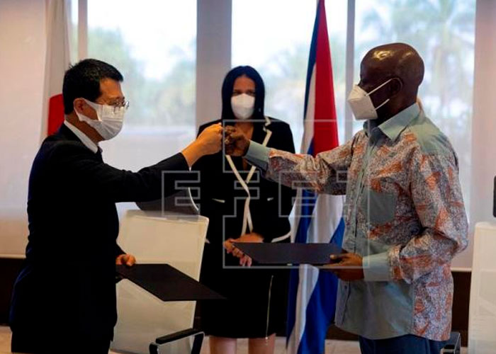 Japón dona 2,9 millones de dólares para un proyecto anticovid en Cuba 