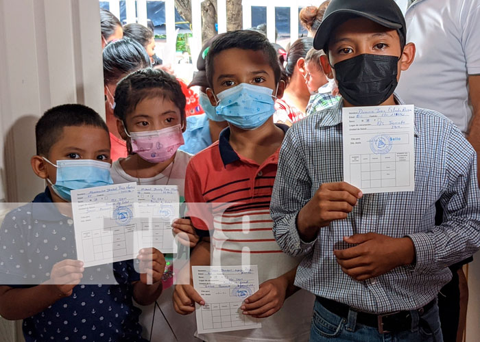 Realizan masiva jornada de vacunación contra el COVID-19 en Madriz